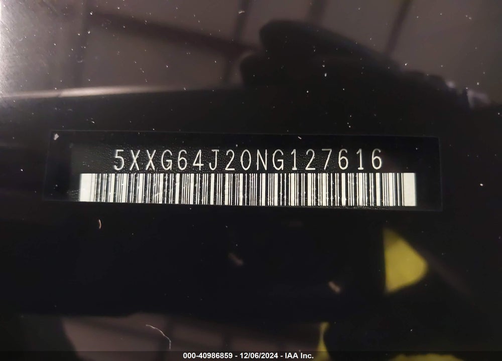2022 KIA K5 GT LINE VIN: 5XXG64J20NG127616