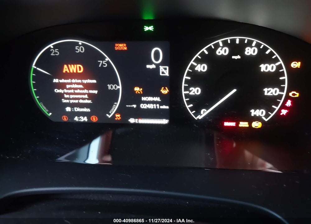 2024 HONDA CR-V HYBRID SPORT VIN: 7FARS6H54RE008173