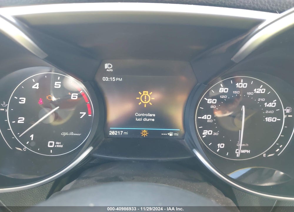 2018 ALFA ROMEO GIULIA AWD VIN: ZARFAEDN0J7564031