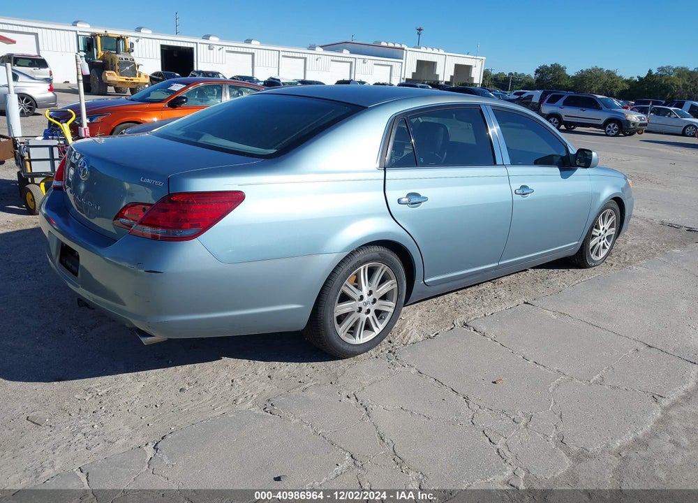 2008 TOYOTA AVALON LIMITED VIN: 4T1BK36B78U282635