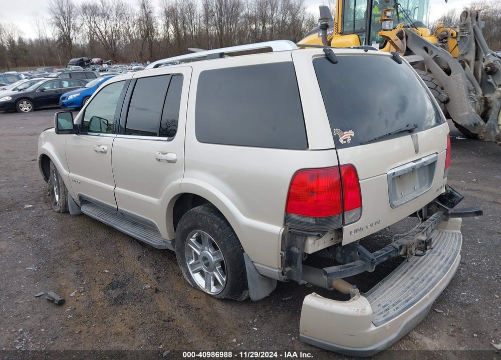 2005 LINCOLN AVIATOR VIN: 5LMEU88H65ZJ18147