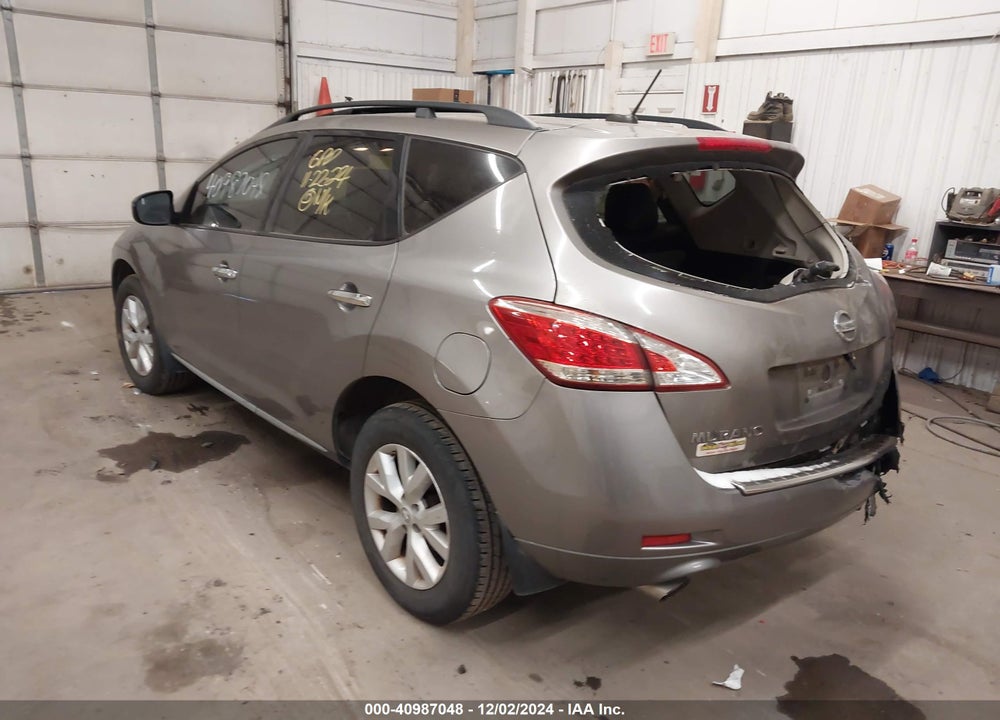 2011 NISSAN MURANO SL VIN: JN8AZ1MW4BW181414