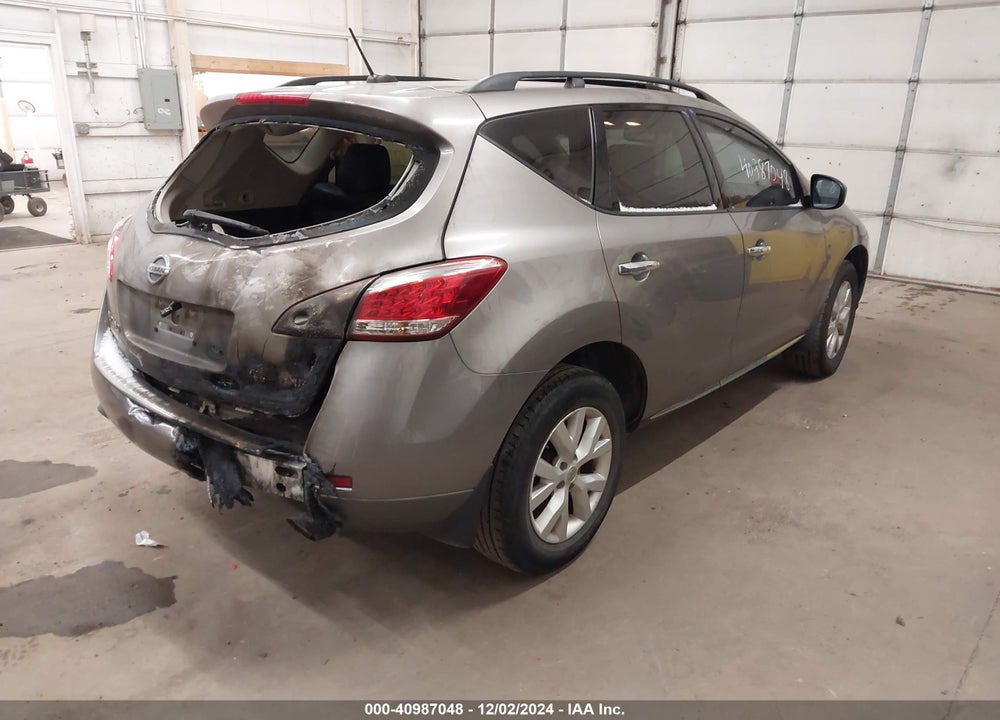 2011 NISSAN MURANO SL VIN: JN8AZ1MW4BW181414