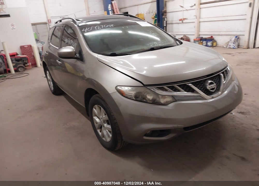 2011 NISSAN MURANO SL VIN: JN8AZ1MW4BW181414