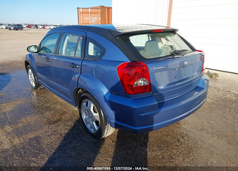 2007 DODGE CALIBER SXT VIN: 1B3HB48B77D559656