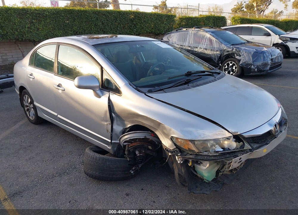 2009 HONDA CIVIC EX VIN: 2HGFA168X9H304277