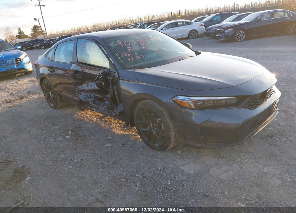 2025 HONDA CIVIC SPORT VIN: 2HGFE2F5XSH512455