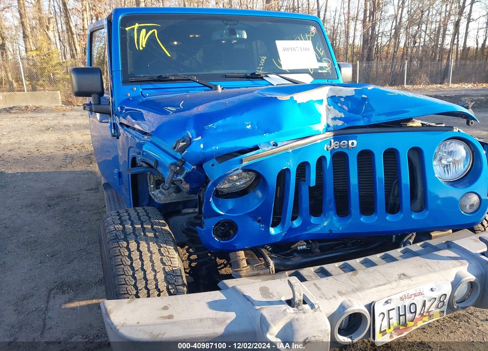 2016 JEEP WRANGLER UNLIMITED SPORT VIN: 1C4BJWDG5GL124984