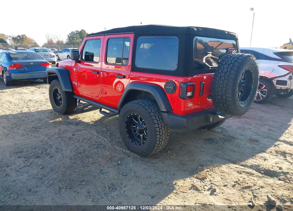 2018 JEEP WRANGLER UNLIMITED SPORT S 4X4 VIN: 1C4HJXDG6JW299346