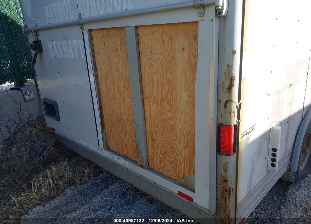 2005 WELLS CARGO UNKNOWN VIN: 1WC200G2251109963