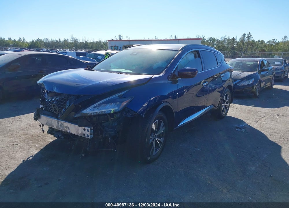 2021 NISSAN MURANO SV INTELLIGENT AWD VIN: 5N1AZ2BS9MC116835
