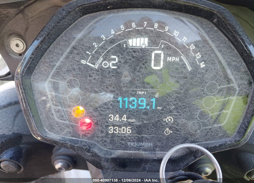 2024 TRIUMPH MOTORCYCLE STREET TRIPLE 765 R VIN: SMTA604S3RTBP1484