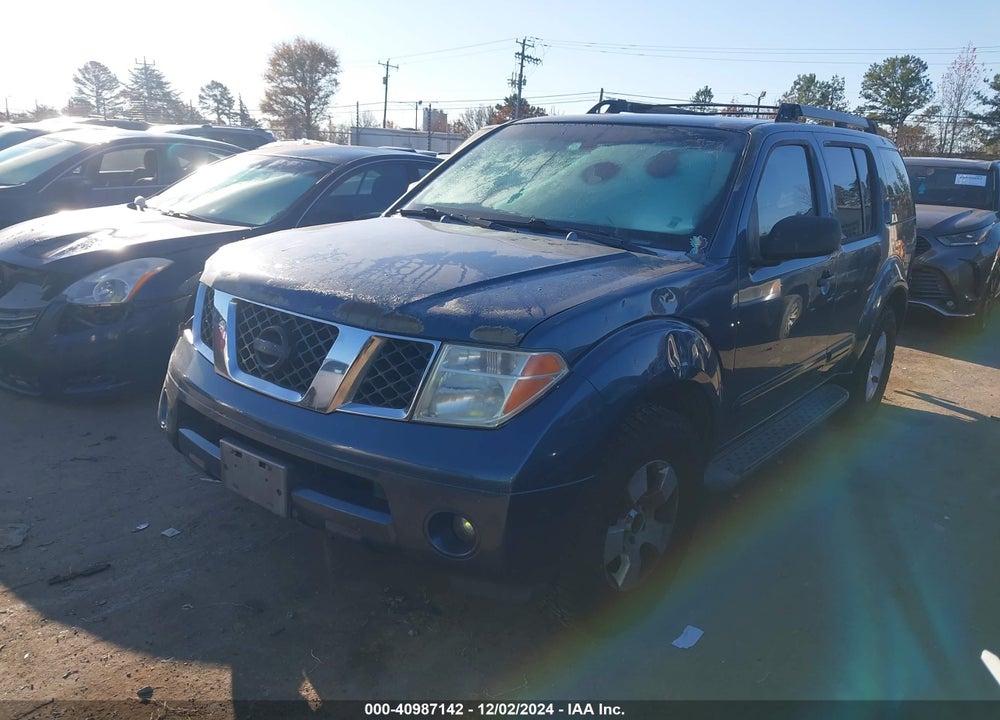 2006 NISSAN PATHFINDER SE VIN: 5N1AR18W56C635968