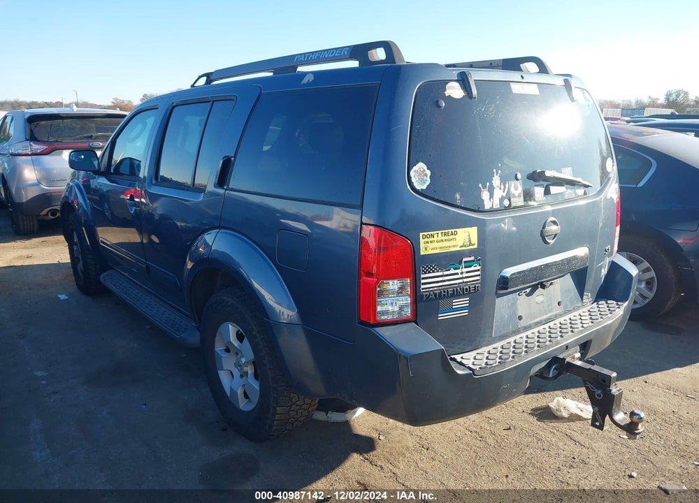 2006 NISSAN PATHFINDER SE VIN: 5N1AR18W56C635968
