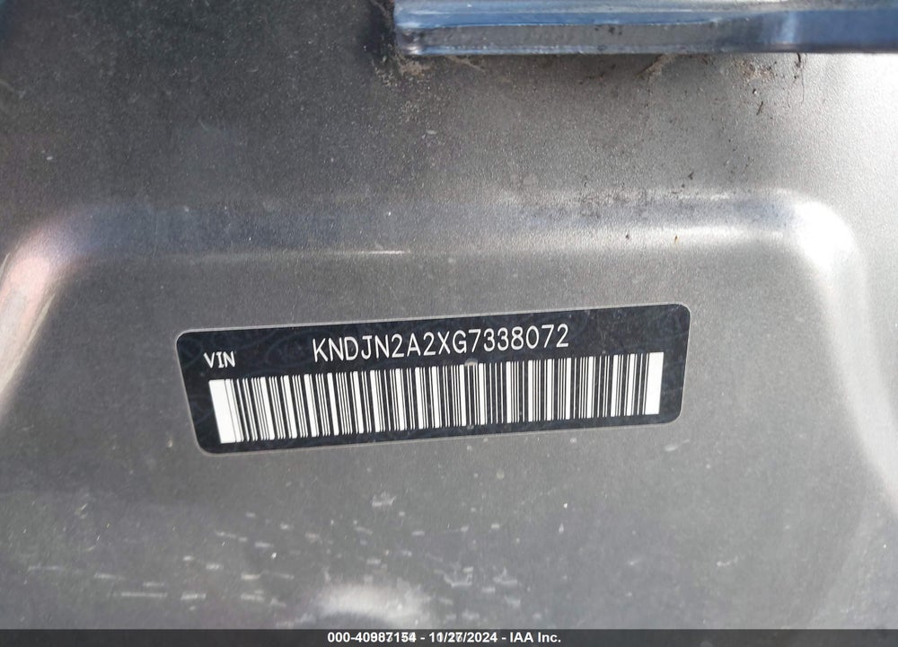 2016 KIA SOUL VIN: KNDJN2A2XG7338072