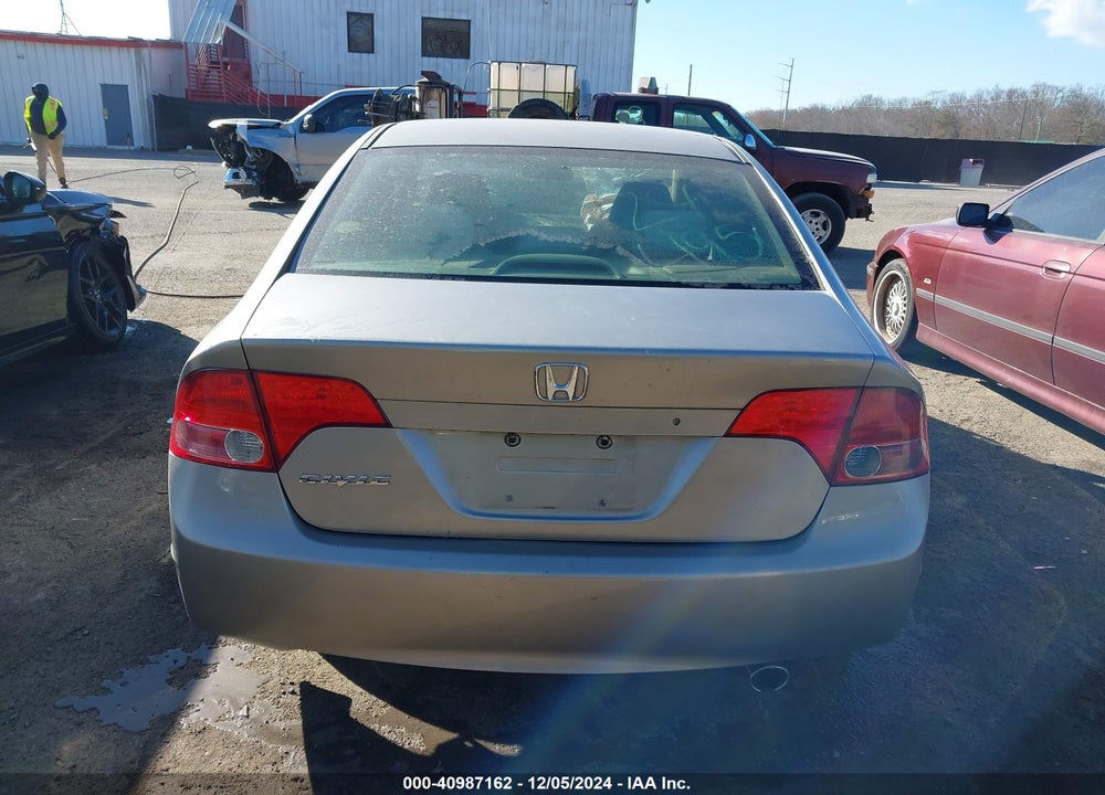2006 HONDA CIVIC LX VIN: 1HGFA16526L047779