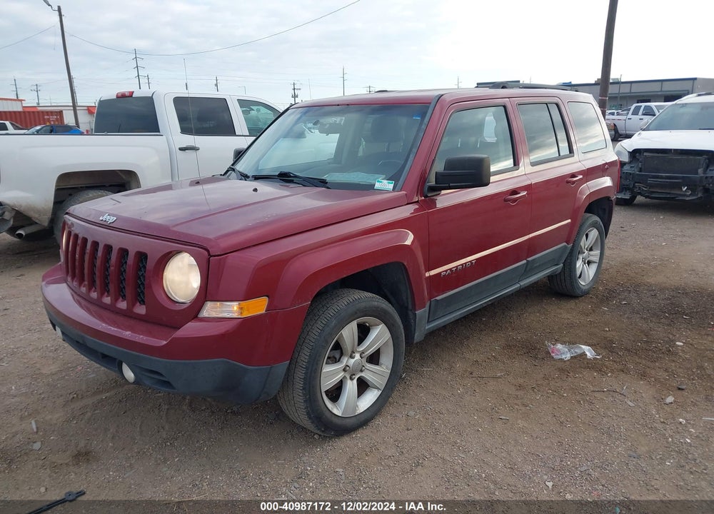 2012 JEEP PATRIOT LATITUDE VIN: 1C4NJRFB5CD683326
