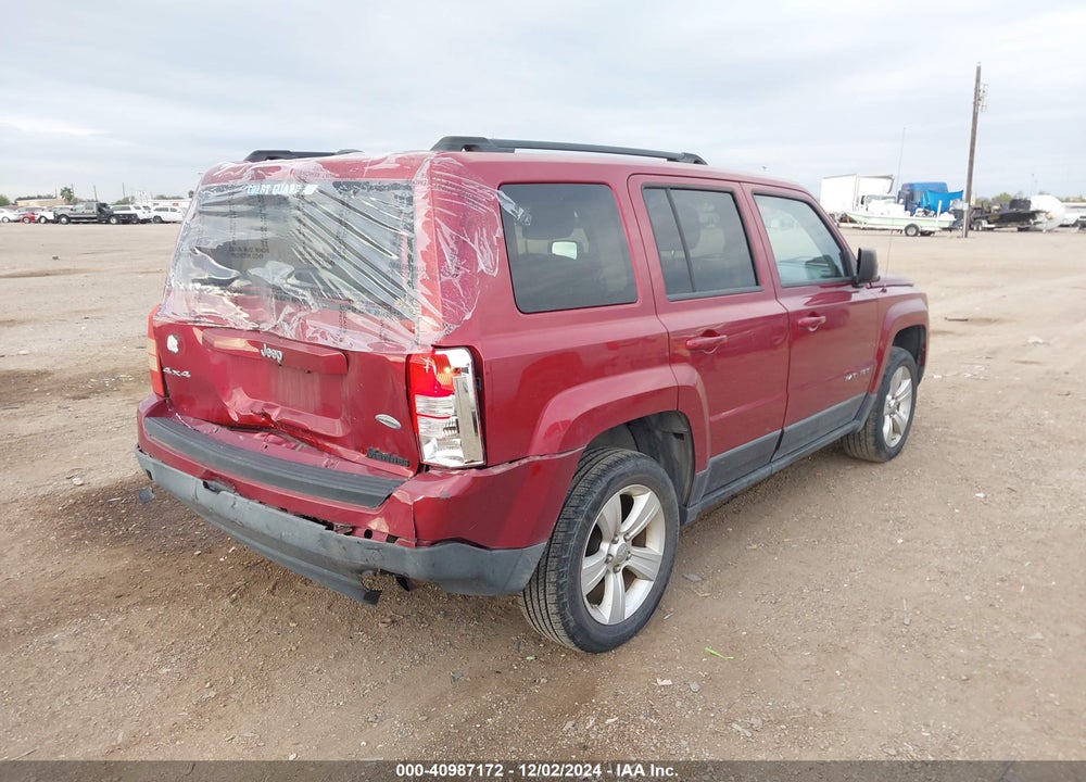 2012 JEEP PATRIOT LATITUDE VIN: 1C4NJRFB5CD683326