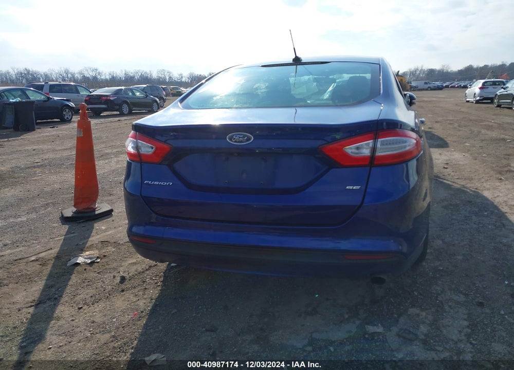 2016 FORD FUSION SE VIN: 3FA6P0H76GR117265