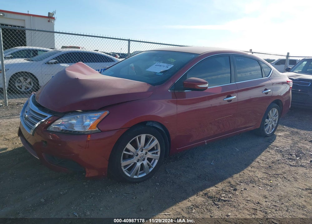 2013 NISSAN SENTRA SL VIN: 3N1AB7APXDL645088
