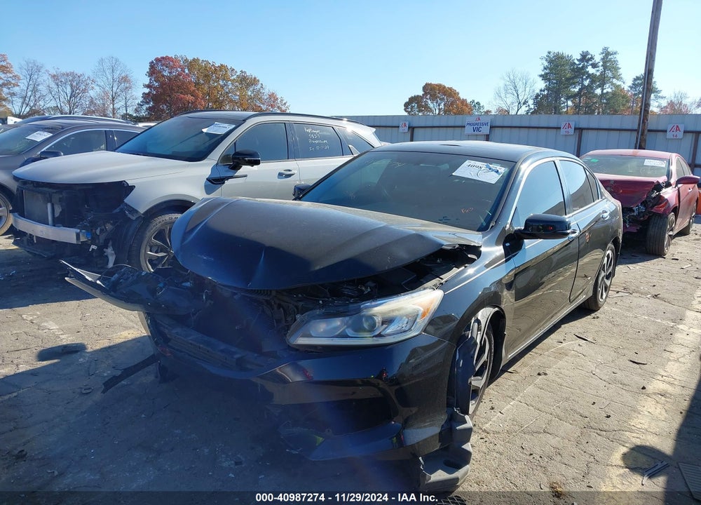 2016 HONDA ACCORD EX-L VIN: 1HGCR2F80GA105655