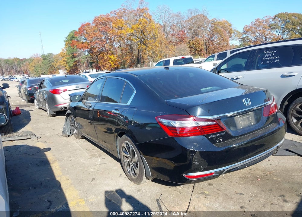 2016 HONDA ACCORD EX-L VIN: 1HGCR2F80GA105655