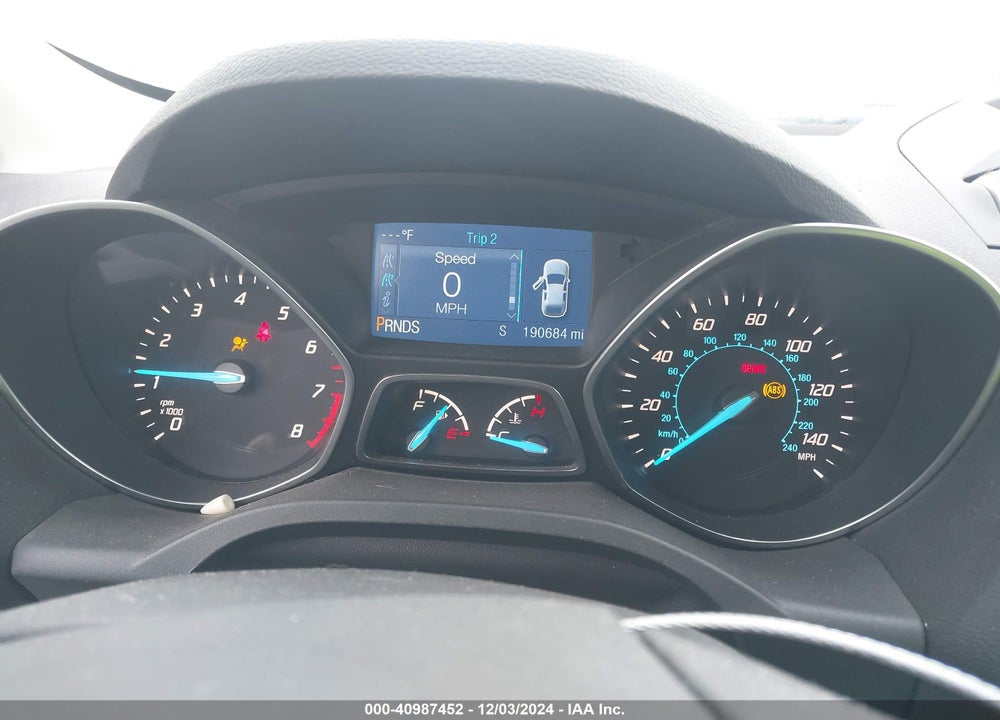2014 FORD ESCAPE SE VIN: 1FMCU9G91EUD59489