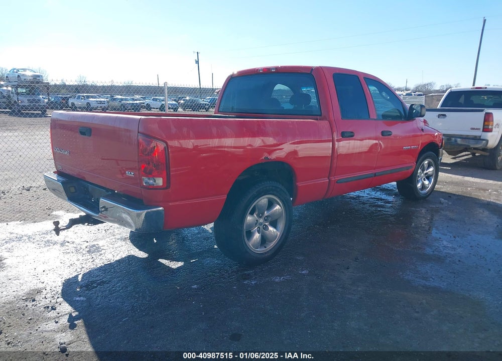 2004 DODGE RAM 1500 SLT/LARAMIE VIN: 1D7HA18D14S677538