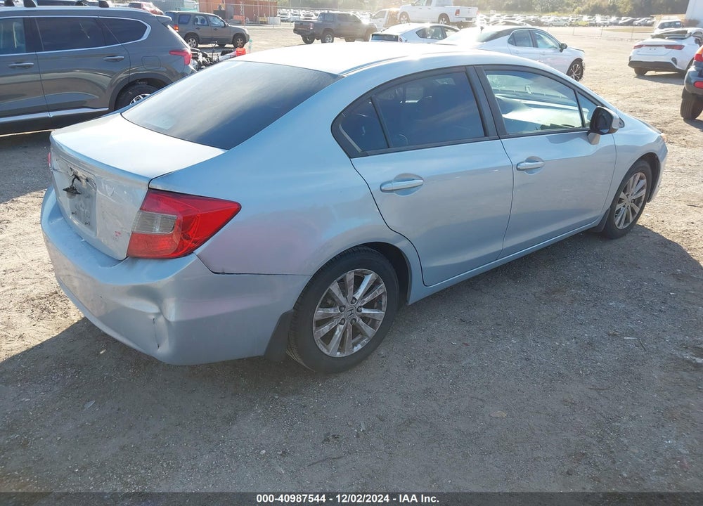 2012 HONDA CIVIC EX VIN: 19XFB2F8XCE072171