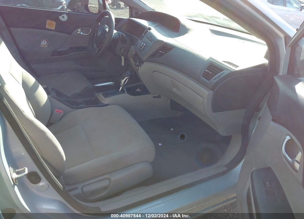 2012 HONDA CIVIC EX VIN: 19XFB2F8XCE072171