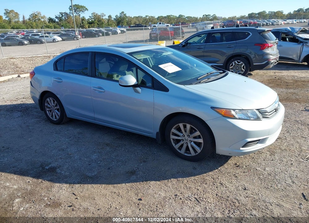 2012 HONDA CIVIC EX VIN: 19XFB2F8XCE072171
