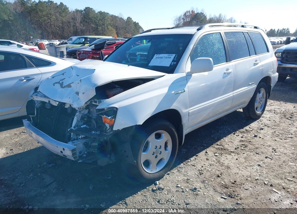 2007 TOYOTA HIGHLANDER HYBRID LIMITED V6 VIN: JTEDW21A370019585