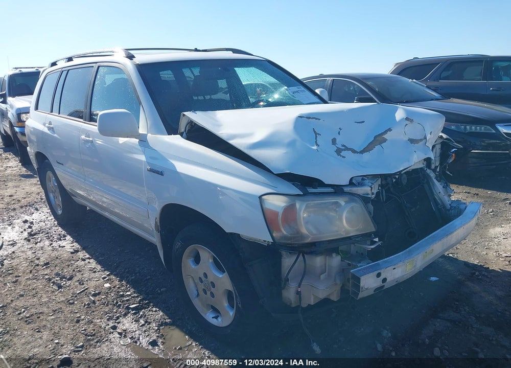 2007 TOYOTA HIGHLANDER HYBRID LIMITED V6 VIN: JTEDW21A370019585
