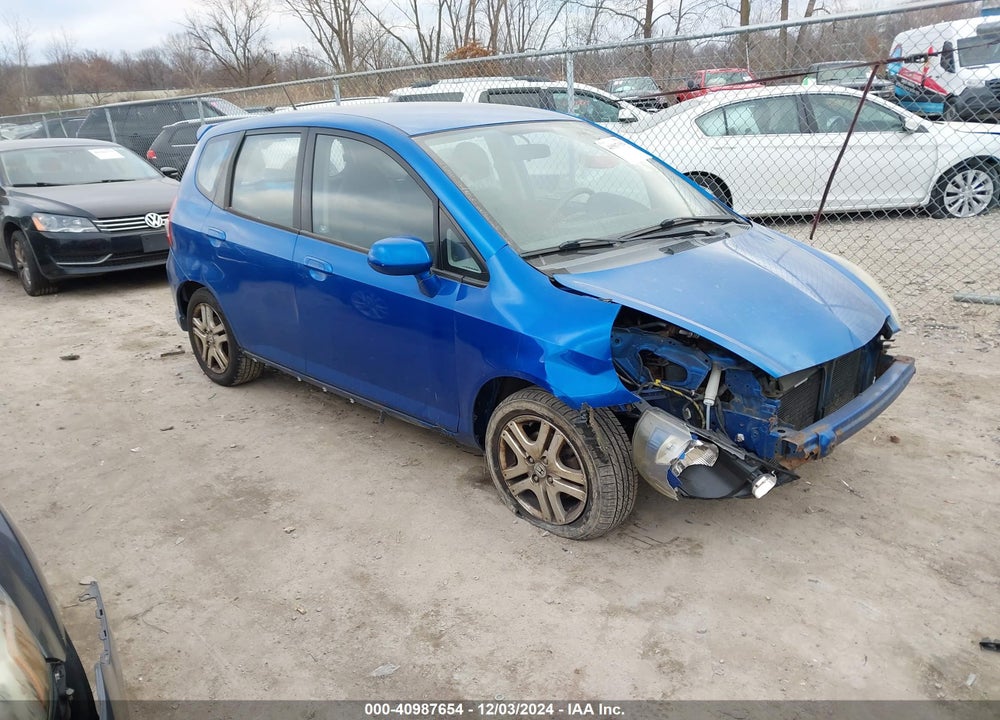 2007 HONDA FIT SPORT VIN: JHMGD38677S029537