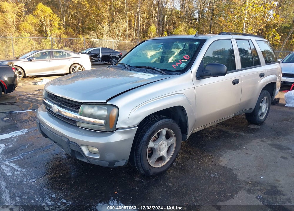 2007 CHEVROLET TRAILBLAZER LS VIN: 1GNDS13S172190749