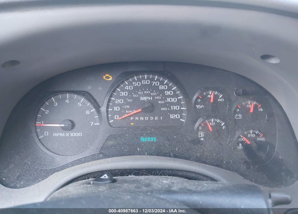 2007 CHEVROLET TRAILBLAZER LS VIN: 1GNDS13S172190749