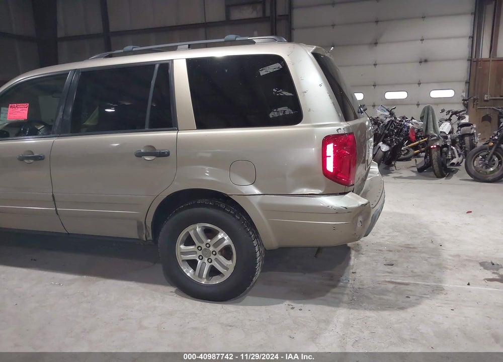 2003 HONDA PILOT EX-L VIN: 2HKYF18593H545001