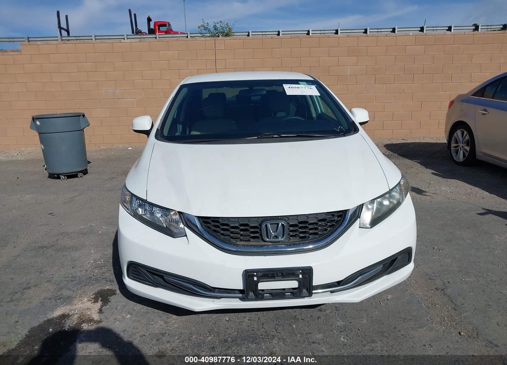 2013 HONDA CIVIC LX VIN: 19XFB2F54DE278030