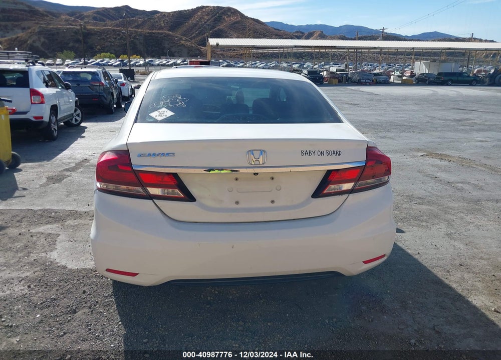2013 HONDA CIVIC LX VIN: 19XFB2F54DE278030