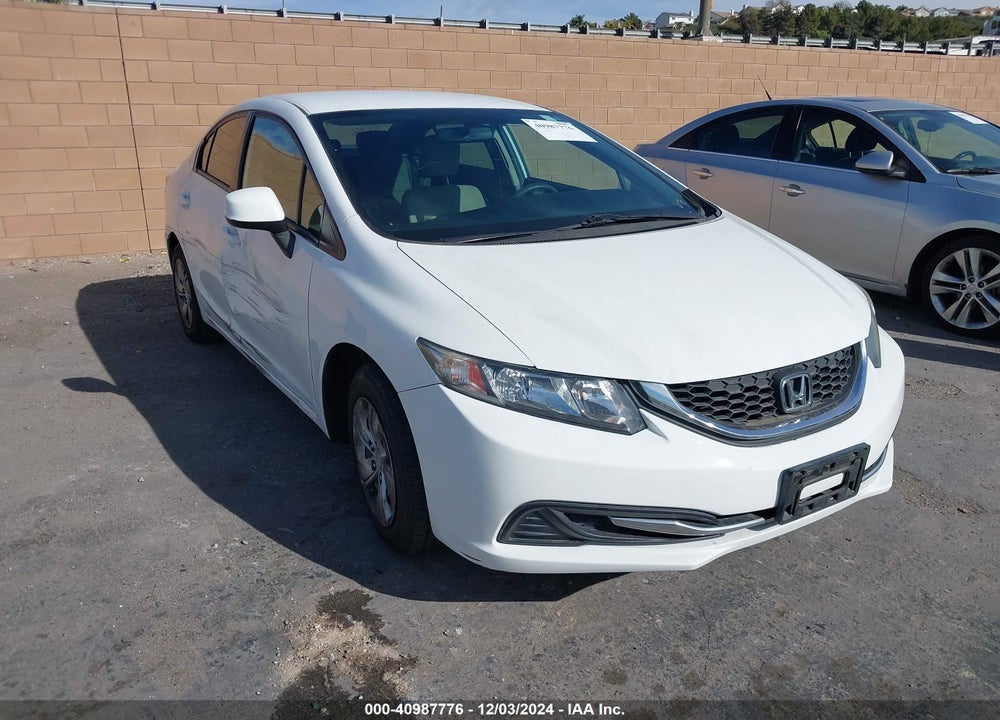 2013 HONDA CIVIC LX VIN: 19XFB2F54DE278030