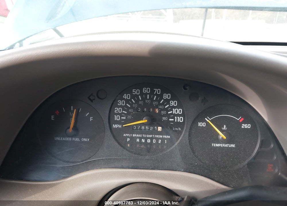 1997 CHEVROLET LUMINA VIN: 2G1WL52M2V9289421
