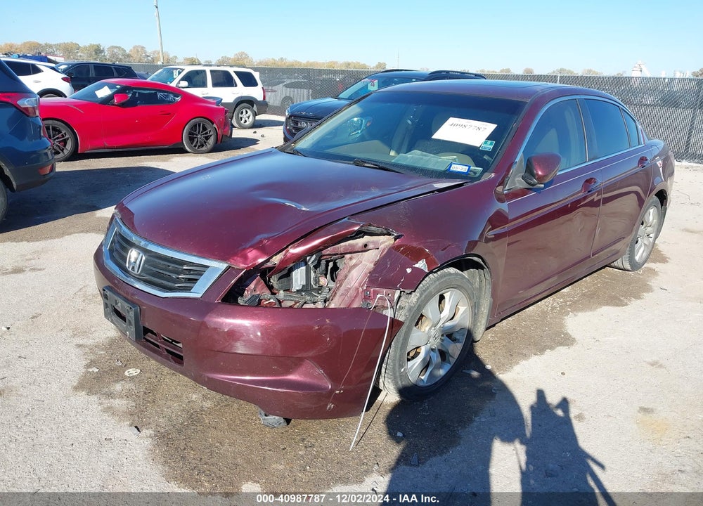 2009 HONDA ACCORD 2.4 EX VIN: 1HGCP26759A110060