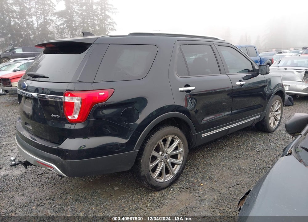 2017 FORD EXPLORER LIMITED VIN: 1FM5K8F84HGC92701