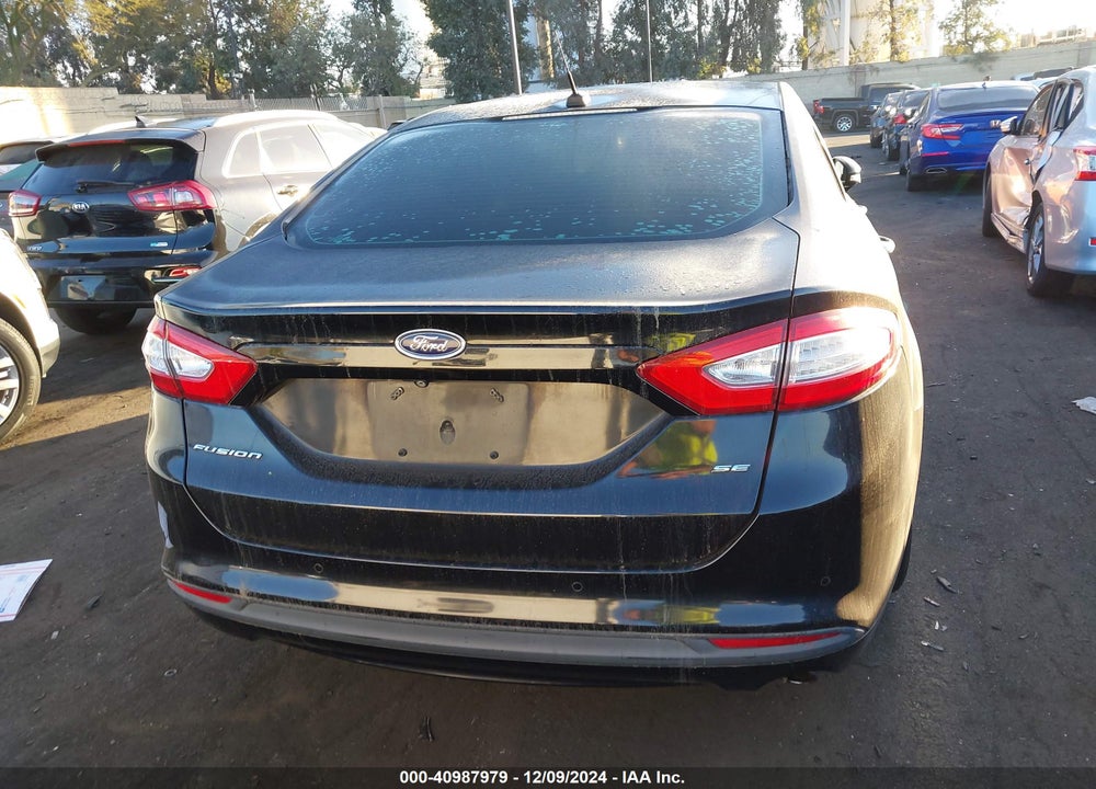 2016 FORD FUSION SE VIN: 3FA6P0H72GR281600