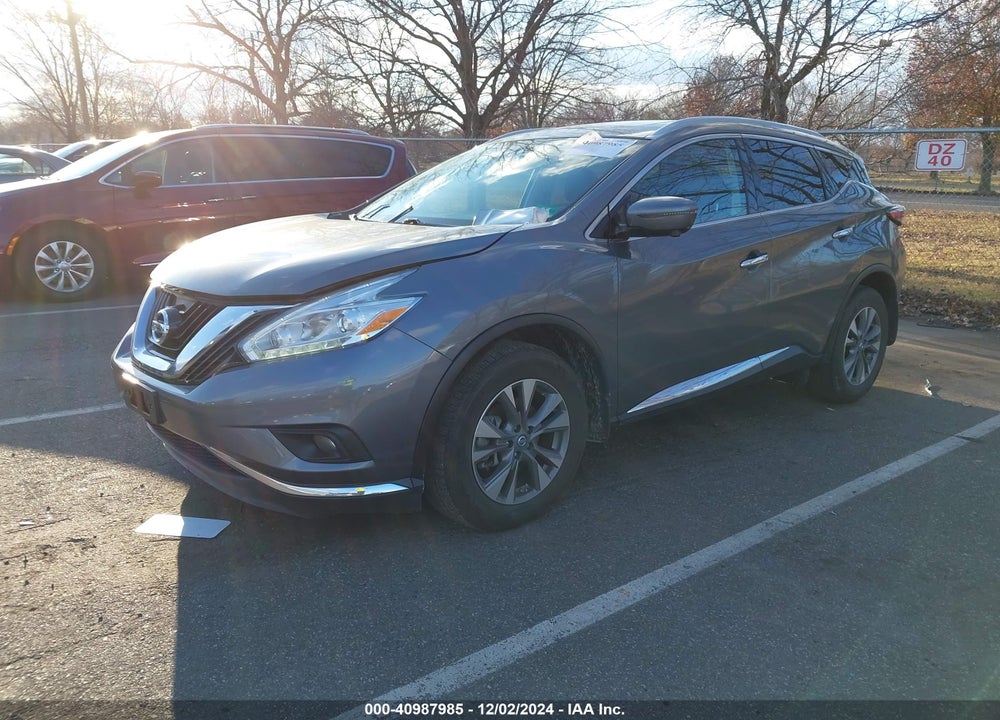2017 NISSAN MURANO SL VIN: 5N1AZ2MH2HN181604