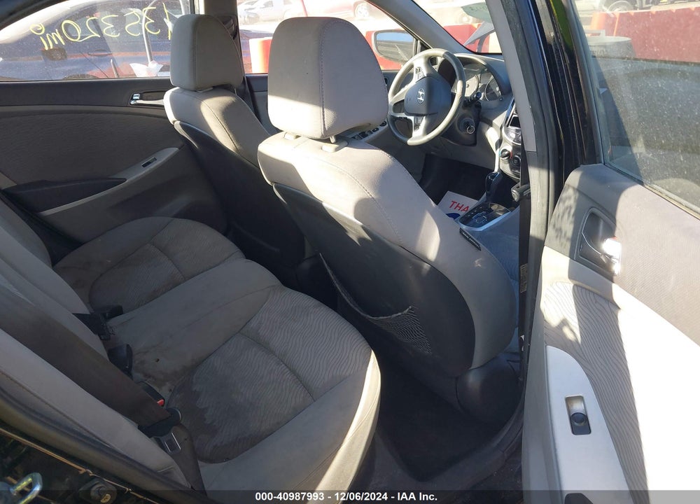 2012 HYUNDAI ACCENT GLS VIN: KMHCU4AE3CU057031