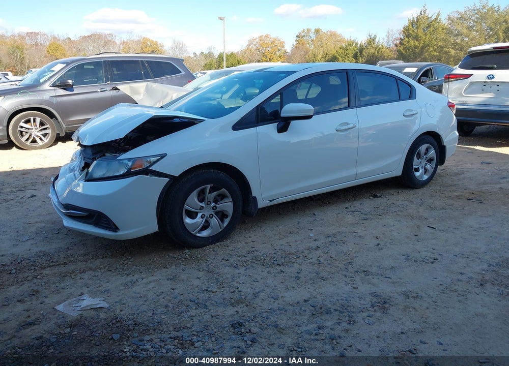 2015 HONDA CIVIC LX VIN: 2HGFB2F53FH539088