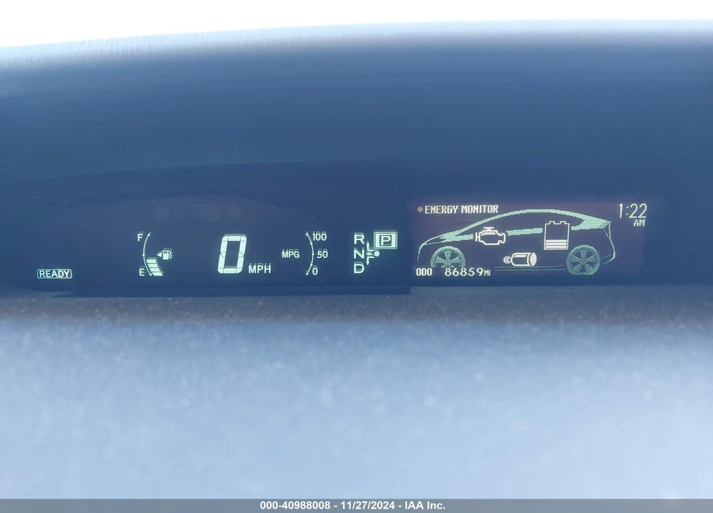 2011 TOYOTA PRIUS TWO VIN: JTDKN3DU8B5340222