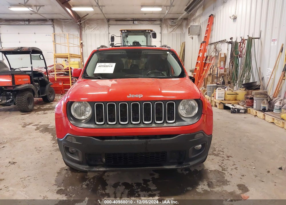 2016 JEEP RENEGADE LATITUDE VIN: ZACCJBBT2GPD20714