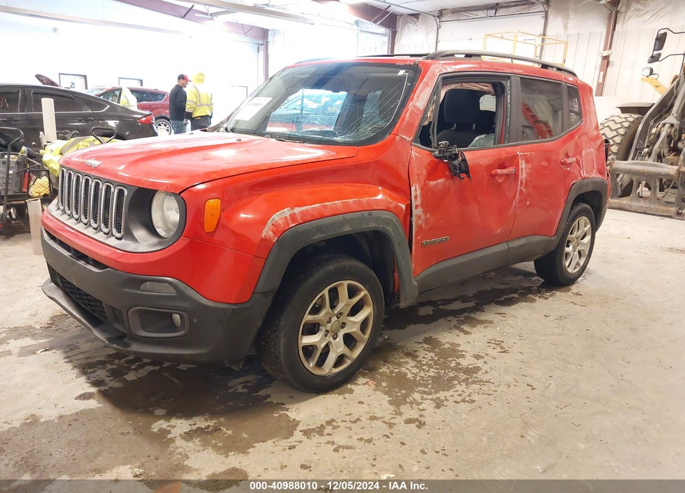 2016 JEEP RENEGADE LATITUDE VIN: ZACCJBBT2GPD20714